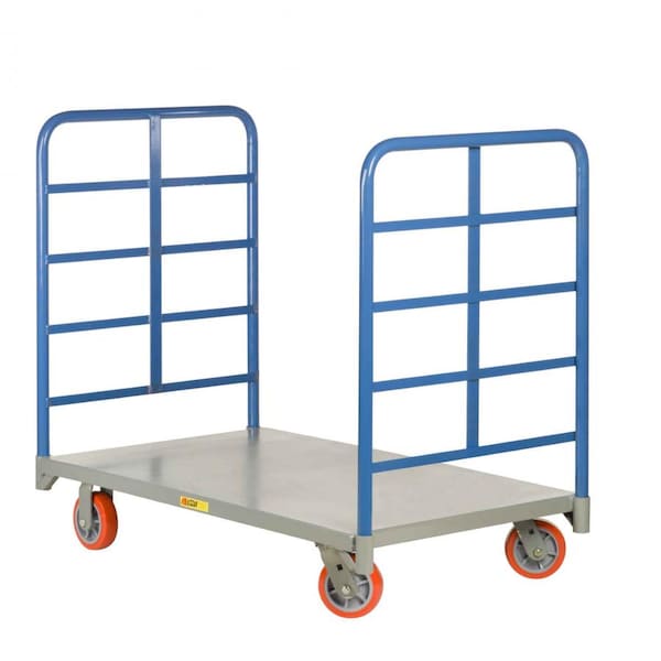 Double End Rack Platform Truck, 3600 lbs Capacity, 24" x 60" Deck